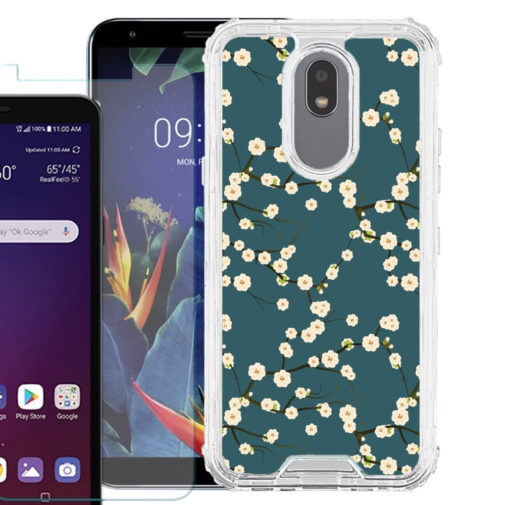 For LG Tribute Royal / LG Prime 2 Case, 3Layer Hybrid Bumper Phone