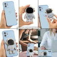 thumbnail image 6 of for iPhone 11 Case Cute 6D Astronaut Case with Stand Function Luxury Plating Case Cover Slim Fit Soft TPU Shockproof Bumper Protective Electroplated Case for Girls Boys,6.1 inch,Blue, 6 of 12