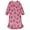 pink/multi, variant on Centric Brands Girls LOL Surprise Bow Time Traditional Flannel Granny Nightgown (8)