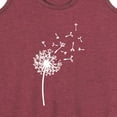 thumbnail image 3 of Instant Message - Dandelion - Women's Racerback Tank Top, 3 of 6