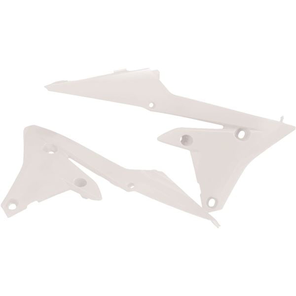 Acerbis Lower Radiator Scoops White for Yamaha YZ450FX 2016-2018 