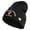 Black, variant on U.S. Army 1st Cavalry Division Symbol Embroidered 8 Inch Solid Knit Short Beanie Made in USA - Navy OSFM