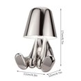 thumbnail image 2 of Thinker Lamp Collection Creative Little Golden Man Living Room Table Light Decoración del hogar Gift-B style JAMW Sencillez, 2 of 5