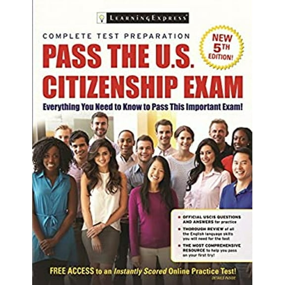 Pre-Owned Pass the U.S. Citizenship Exam (Paperback) 161103096X 9781611030969