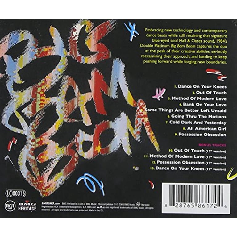 Daryl Hall & John Oates - Big Bam Boom - Music & Performance - CD