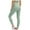 Light Green, variant on GEWSEY High Waisted Leggings for Women Buttery Soft Tummy Control Capri Yoga Pants for Workout Athletic ( Red, L/6)