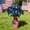 Blue, variant on WLAGOOD Artificial Bouquet,7 Heads 21 Flowers Realistic Arrangement,Weather Resistant Fade-Proof Flower with Adjustable Stem for Patriotic Events,Yard Windowsill and Daily Household Decoration