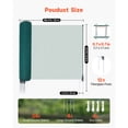 thumbnail image 2 of KFFKFF Temporary Fence with Posts, 3 x 98.4 FT Plastic Mesh Fencing, Garden Safety Netting with Double-Spike Stakes & Guy Ropes, Ideal for Dogs, Chickens, Plants, and Outdoor Spaces, 2 of 9