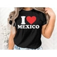 thumbnail image 2 of I Love Mexico National Day Patriotic Travel Mexican Gift T-Shirt Mexico Citizen Resident Visitor Truism Presents Tshirt, 2 of 10