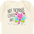thumbnail image 4 of Inktastic My Nonna Loves Me- Cute Dragonfly Boys or Girls Long Sleeve Baby Bodysuit, 4 of 5