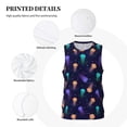 thumbnail image 3 of Rocae Sea Jellyfish for Men's Basketball Jersey Lightweight and Breathable Athletic Tank Top,Quick-Drying Sports Jersey, 3 of 9