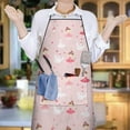 thumbnail image 6 of Ballet Swan Princess Pattern Apron-Garden Aprons for Women with Pockets-Cotton Linen Waterproof Kitchen Cooking Gardening Aprons Adjustable for Kitchen,Cooking,BBQ and Salon 33x27 Inch, 6 of 7