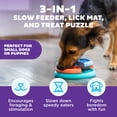 thumbnail image 2 of Outward Hound by Nina Ottosson Lickin’ Layers Small 3-in-1 Dog Puzzle Feeder, Lick Mat & Slow Bowl – Puppy Enrichment Toy for Small Dogs, Dishwasher Safe, 2 of 4