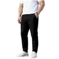 thumbnail image 3 of Cargo Pants for Men High Stretch Multi-Pockets Cargo Pant Breathable Lightweight Men's Chino Pants Casual Elastic Waist, 3 of 7