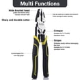 thumbnail image 5 of Alicates Lineman 4 en 1, Pro Lineman Tools - Alicates de combinación de 22.7 cm con pelacables + cri, 5 of 5