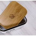 thumbnail image 4 of Stone & Clay Modern Farmhouse Style Butter Dish - Kitchen Decor - Black & White Stainless Steel Butter Tray - With Natural Bamboo Lid - For Refrigerator or Countertop - Fits 2 Sticks (8oz) of Butter, 4 of 4