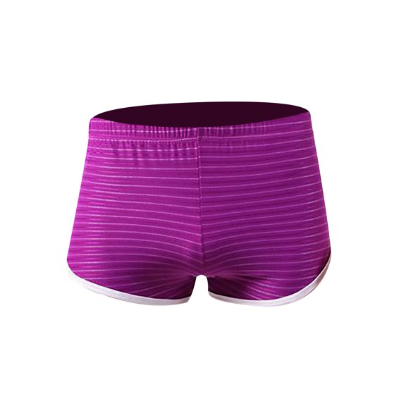 asdoklhq Underwear for Men,Men's Underwear Low Waist Color Stripes Comfortable Erotic Panties