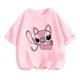 thumbnail image 4 of 2024 Nueva camiseta de Stitch Anime Verano Múltiples camisetas de algodón de moda para niños Cuello redondo Casual Manga corta Estampado Camisón, 4 of 5