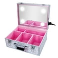 thumbnail image 6 of Impressions Vanity Hello Kitty Makeup Case Lighting with Adjustable Dividers (White/Pink), 6 of 12
