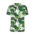 thumbnail image 2 of Daiia Football 7 Mens Baseball Jersey Button Down Shirts Short Sleeve Sports Uniforms-4X-Large, 2 of 9
