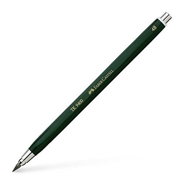 Lápiz de embrague Faber-Castell Tk9400 3 mm 4B con agarre ergonómico