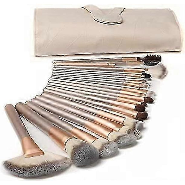 Make up Brushes, 18 Pcs Professional Makeup Brush Set Synthetic Kabuki Face Blush Lip Eyeshadow Eyeliner Foundation Powder Cosmetic Brushes Kit with P