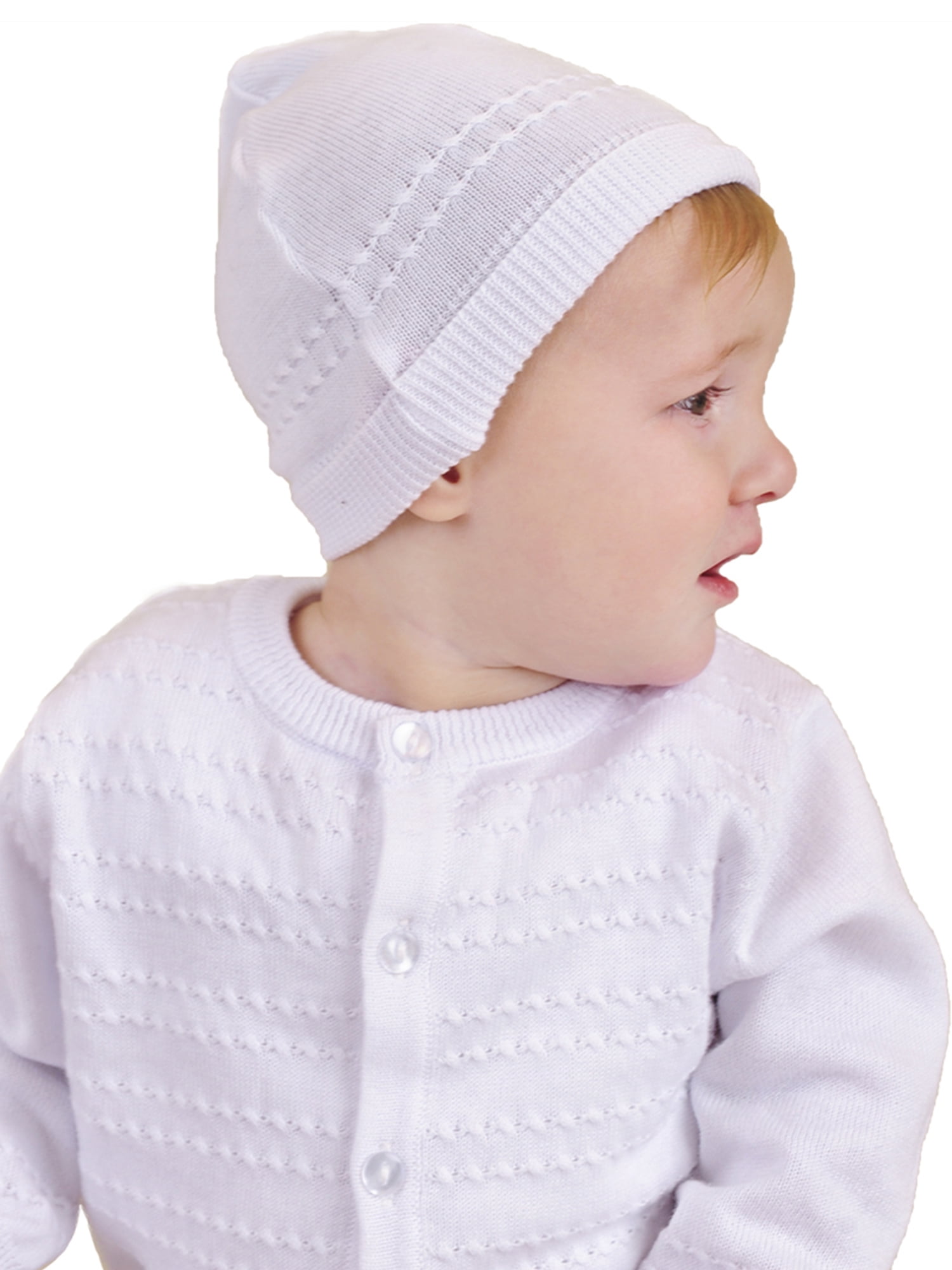 Aiden Knit Christening Baptism Blessing Outfit for Boys
