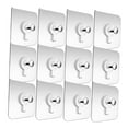 thumbnail image 5 of GAXIRE 30 Pcs Self-Adhesive Picture Hooks Damage-Free Wall Hangers Transparent Steel for Home Office School Decor, 5 of 7