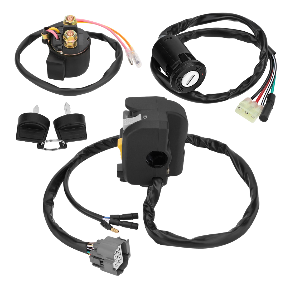 M MATI Left Handlebar Switch Assembly For Honda Recon 250 TRX250TE ES 2007-2020