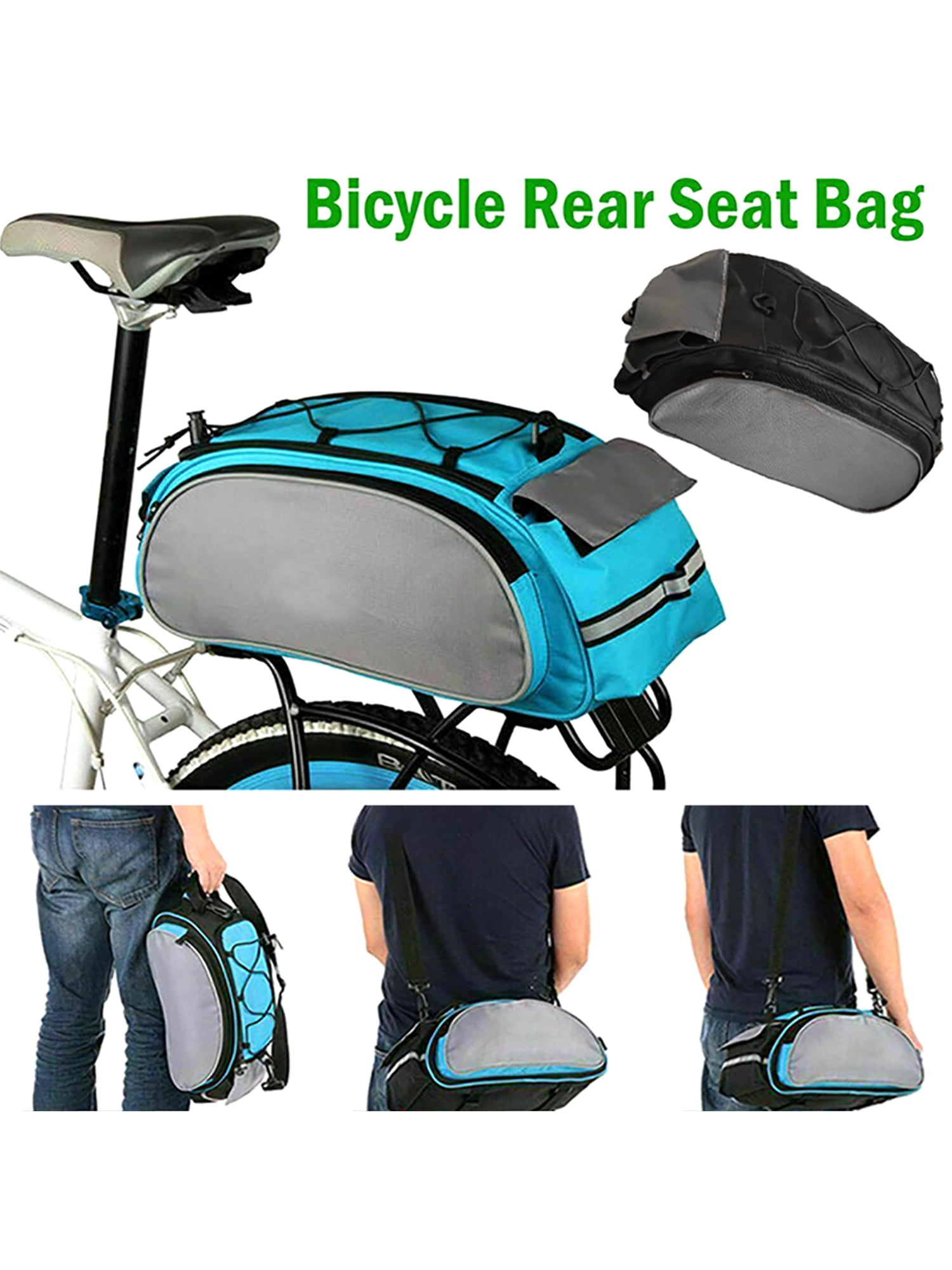 Bicycle Seat Rear Bike Rack Bag Cycle Pannier Rack Pack Shoulder Chest Bag A9E9