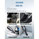 thumbnail image 5 of Aspirador de Mano Inalámbrico, Potente Aspirador Portátil de 120 W para Auto, Succión Fuerte de 6000 PA, Recargable, Carga Rápida por USB, Uso en Seco y Húmedo, Adecuado para Automóvil, Ofic, 5 of 5