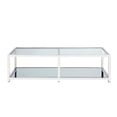 thumbnail image 1 of Home Gear Coffee table Silver Square Base Mirror shelf, 1 of 2