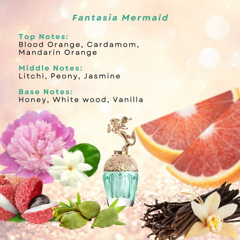 Anna Sui 6-Piece Mini Perfume Set, Fantasia, Mermaid, Secret Wish