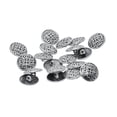 thumbnail image 2 of GUOOL 20 Pieces Vintage Metal Shank Button Craft Buttons for , Suits, 17mm Maze, 2 of 7
