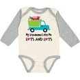 thumbnail image 3 of Inktastic Grandmama Loves Me Heart Truck Boys Long Sleeve Baby Bodysuit, 3 of 5