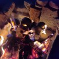 thumbnail image 4 of Skull Fire Log, 2 Pcs Fire Pit Skull Multi Purpose  for Holiday, 4 of 7
