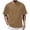 Brown, variant on Mens Big and Tall T Shirts Crewneck Short Sleeves Streetwear Y2k Linen Shirts for Men Summer Plain Textured Tees Cute Tops