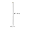 thumbnail image 2 of Minkissy Event Organizers 200Pack Mini Flag Replacement Sticks Lightweight Handheld Flagpoles 15.0In, 2 of 8