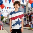 thumbnail image 5 of Boy's Short Sleeve Elevated Graphic T-Shirt, Sizes 4-18 with Patriotic Printed Designs, 5 of 5