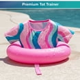 thumbnail image 2 of Aqua SwimSchool Inflatable Tot Trainer Pool Float with Adjustable Strap, Ages 2-4, 25-37 lbs, Pink, 2 of 9
