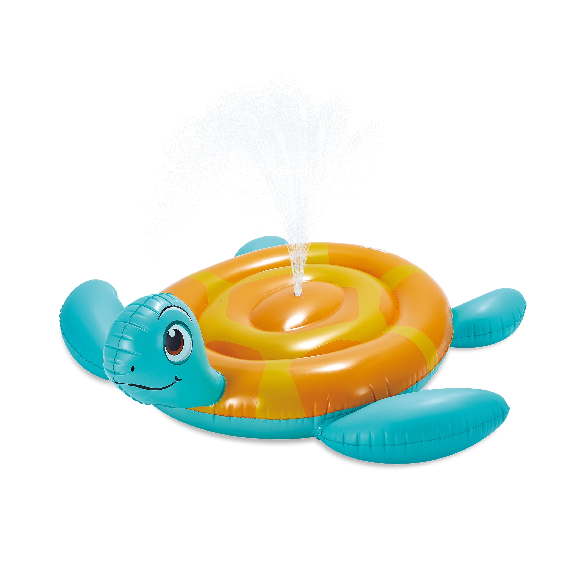Play Day Inflatable Sea Turtle Water Sprinkler Yard Game, for Kids, Age 3 & up, Unisex