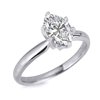 1 Carat Oval Diamond Solitaire Ring in 14kt White Gold - IGI Certified