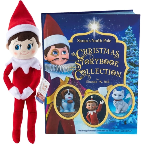 The Elf on the Shelf Plushee Pals Snuggler and A Christmas Storybook Collection