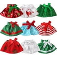 thumbnail image 3 of DIY Fabric Christmas Sewing Toys Bow Skirt Elves Clothes Dolls Dress Toys Clothes 9, 3 of 8