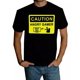 thumbnail image 1 of Playera Camiseta Precaucion Gamer Enojon Moda Gamer Play, 1 of 1
