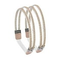 thumbnail image 2 of Correas elásticas de tacón alto con pedrería - Correas antideslizantes de recambio para zapatos, ajustables y desmontables, 1 par con pegatinas antideslizantes, 2 of 2
