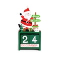 thumbnail image 2 of Vikakiooze 2022 Christmas Calendar Decoration Advent Calendar Christmas Day Wooden Crafts Christmas Decorations, 2 of 2