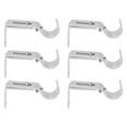 thumbnail image 2 of Support de Tringle à Rideau, 6 Pcs Supports de Tringle à Rideau, Supports de Tringle à Rideau Éprouvés, 2 of 7