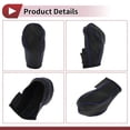 thumbnail image 4 of Cubierta de pomo de cambio de marcha antideslizante Unique Bargains para Infiniti FX35 2009-2013, protector de manija de cambio de coche en cuero sintético negro y azul, 4 of 7