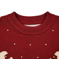 thumbnail image 4 of Staki Sweatshirt for Boy Toddler Boy Winter Sweater Pullover Sweatshirts Tops (Red,2-3 Years), 4 of 9